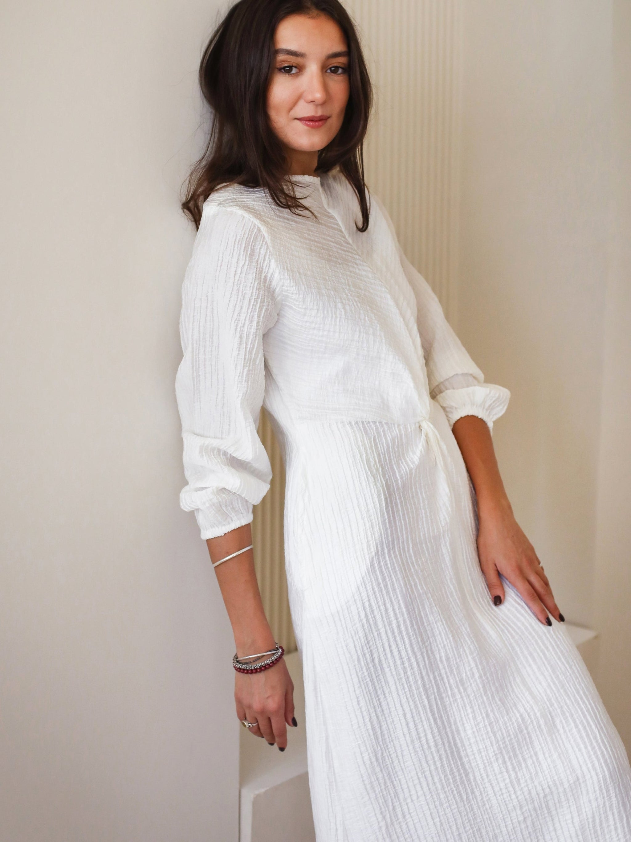 All For Sun Maxi Dress - Offwhite